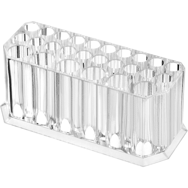Transparent akryl eyeliner og lipliner opbevaringsboks - Organiser din makeup med 26 rum