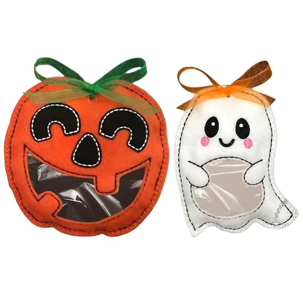 Halloween-karkkipussit Kurpitsa Huopa Halloween-pussit Aavepussit Monikäyttöiset Hauskat Lahjapussit Juhlapussit Pumpkin