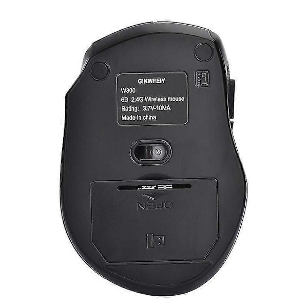 W300 2.4g Trådløs Mus Datamaskin Laptop Kontormus Bærbar Mus For PC Laptop Datamaskin Spill Kontor