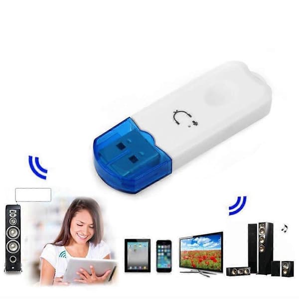 USB Bluetooth lydmusikk sender/mottakeradapter F4E3 for TV/PC/bil
