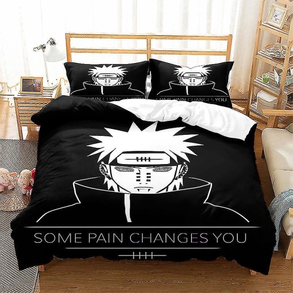 Naruto-serie Tredelad Påslakan Tvådelad Set W C 228*228three-piecesuit