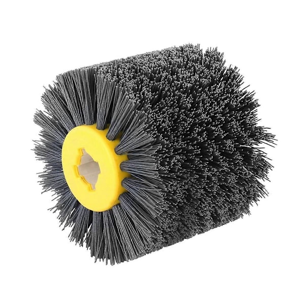 Slibende Nylon Tegnehjul Poleringsbørste 120mm x 100mm til Fladt og Ujævnt Træ