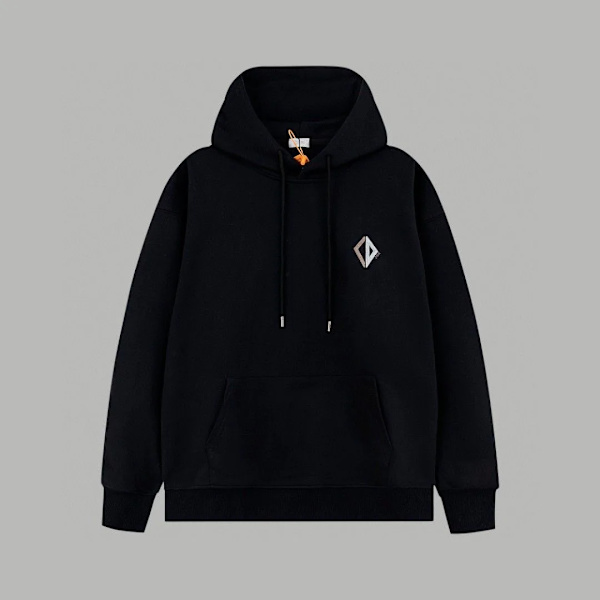 Ny Termisk Höst/Vinter Bästsäljare Bomulls Hoodie Märkes Bokstav Broderad Toppkvalitet Herr/Dam Varm Långärmad Klassisk Topp 16 S