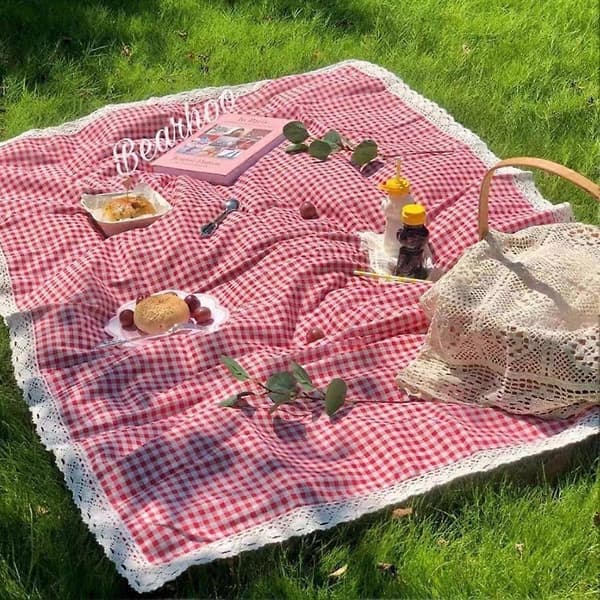 Extra stor vattentät picknickfilt Sandfri matta Camping Strand Utomhus