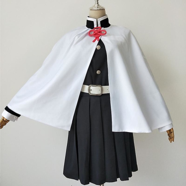 Tsuyuri Kanao Kostume Voksen Barn Anime Demon Slayer Kimetsu No Yaiba Tsuyuri Kanao Cosplay Kostume Uniform Kvinder Kimono Haori L