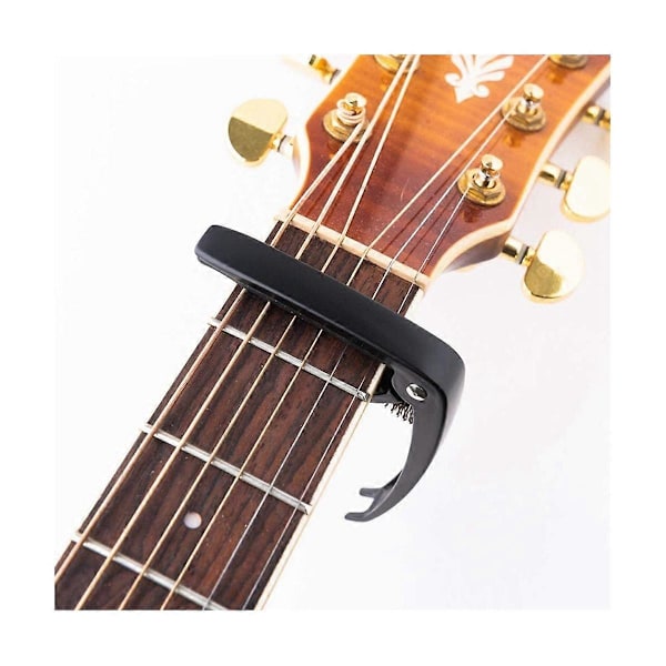 För Ukulele Stämklämma Elgitarr Stämklämma Zinklegering Stämklämma Utdragbar Nagel Tun Clip Ins
