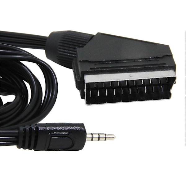 Scart - 3,5 mm, 1,4 m 3,5 mm:n miniliitin - Scart-kaapeli televisiolle, kuulokkeille ja kaiuttimelle