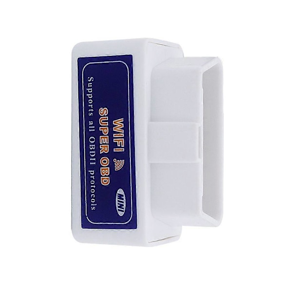 Mini Auton Vikakoodinlukija Bluetooth-yhteensopiva PIC18F25K80 Kaksinkertainen PCB Autoskanneri OBD2 -327 1.5 BT/WIFI, Valkoinen