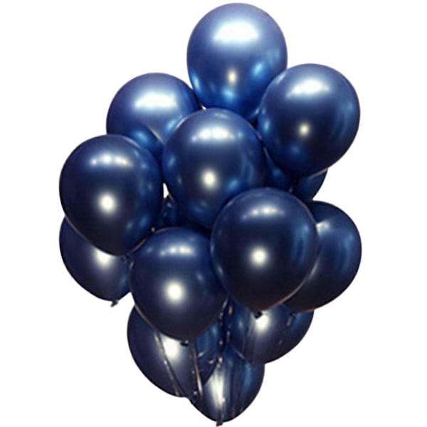 10 tommer Metallic Party Balloner Latex Party Balloner Krom Metallic Lyse Farver Til Baby Shower Fødselsdag Bryllup Jubilæum