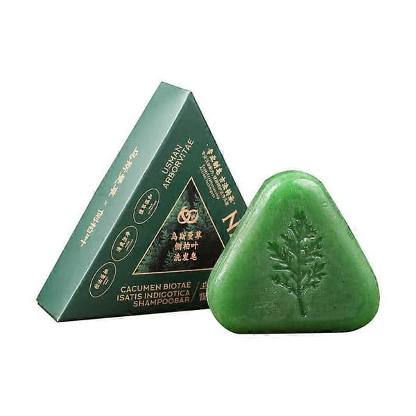 Cypress Leaf Usman Grass Shampoo Bar, Beriget med Ginseng, Cypress Leaf C
