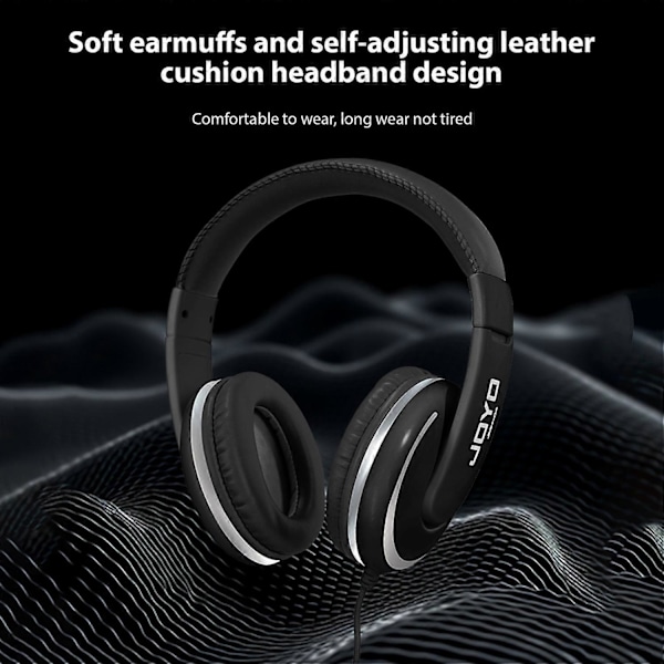 JOYO Over Ear Hodetelefoner Kablede Hodetelefoner Stereo Lyd Headset 40mm Driver Komfortable Hodetelefoner Cl