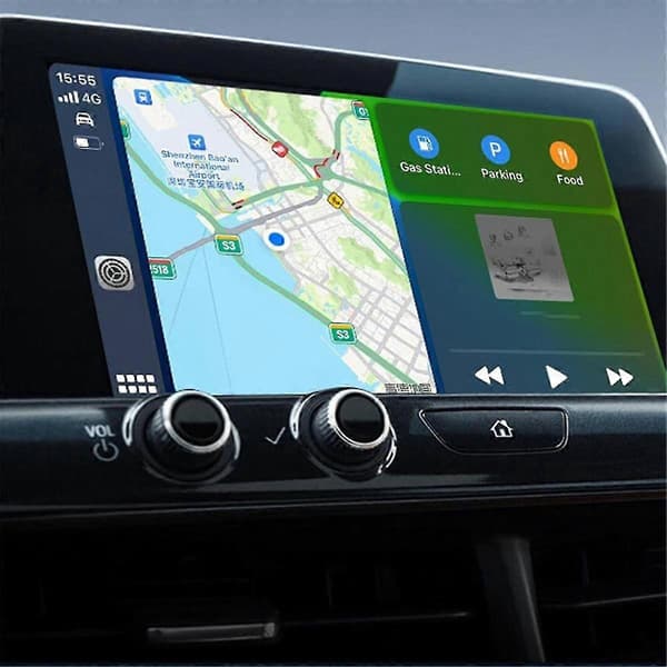 2-in-1 langaton Carplay Android -sovitin USB-langaton sovitin Autosovitin Muunna langallinen Android Auto langattomaksi