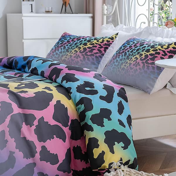 HD Digitaltryckt Påslakan Set Sängkläder Set Tre Delar style6