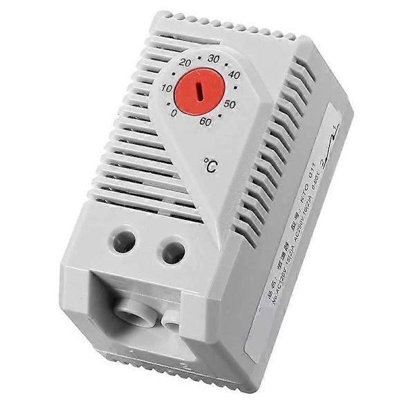 Mekanisk Termostat, KTO011 0-60 Celsius Justerbar Kompakt Normalt Lukket (C) Temperaturkontrol