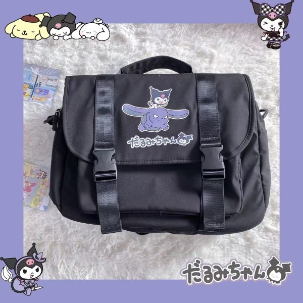 Sanrio Skolesekk Black Beauty Melody Cinnamon Roll Kuromi