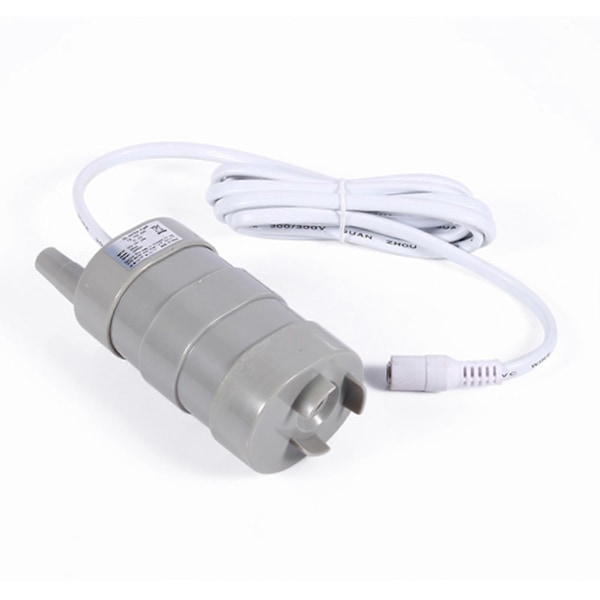 DC 12V Mini Vertikal Senkbar Motor Vannpumpe 5M 1000l H for Akvarium m/ 5.5*2.1 Hunn