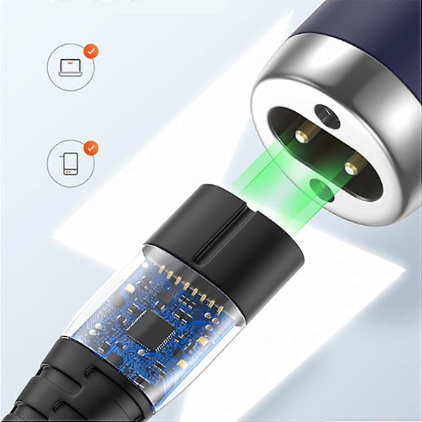 Nenäkarvatrimmeri 4 in 1 USB Ladattava Johdoton Kannettava 400 MAh Kulmakarva- ja partatrimmerisetti Sky