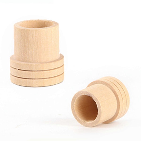 Moxa-rullholder i tre for moxibustion-pinnebase
