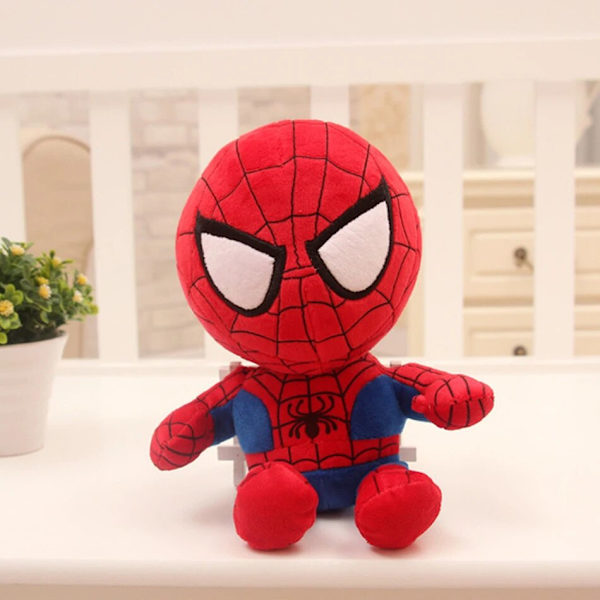20-30cm Disney Marvel Spiderman Plyschleksak Mjuk Fylld Tecknad Fylld Docka Stor Plysch Pojke Tygdocka Kudde Barn Julklapp Auburn
