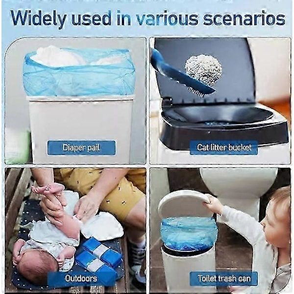 20 st Engångspåfyllningskassetter för AngelCare, Tommee Tippee Twist & Click Verktyg