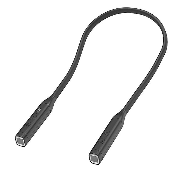 Nackläslampa Boklampor Läsa i Sängen Böjbar Långvarig Portabel USB Uppladdningsbar Flexi