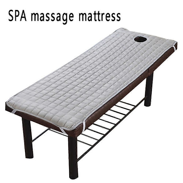 Madras til massagebordseng med hul, skønhedspude, ikke-pude 185X70cm grå