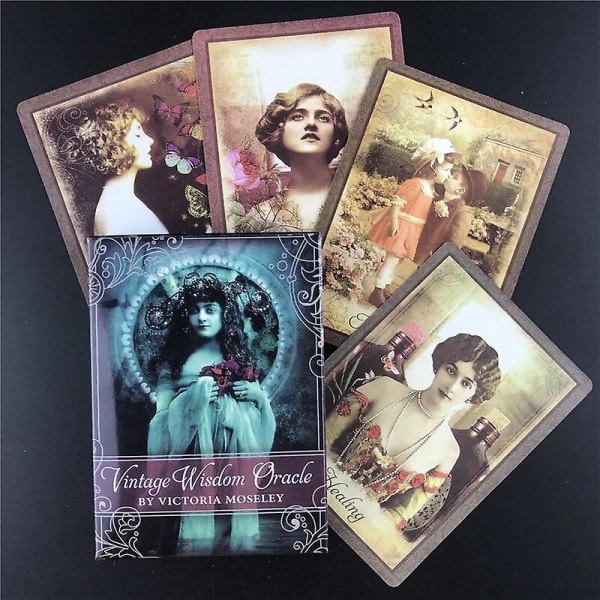 Ethereal Visions Light Up Tarot -korttipakka pöytäpeliin, juhliin ja hauskaan ajanvietteeseen 52pcs ts63