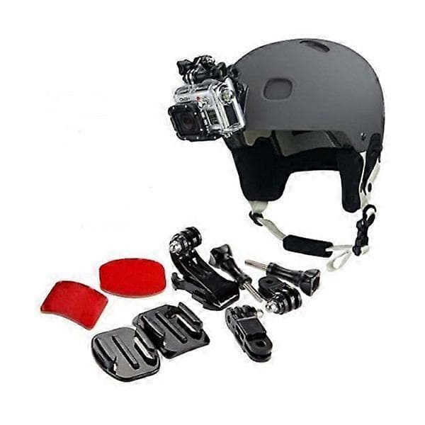 9 i 1 Hjelm Front Side Hurtigklips Monteringssett for Hero 6 5 4 3 2 Session