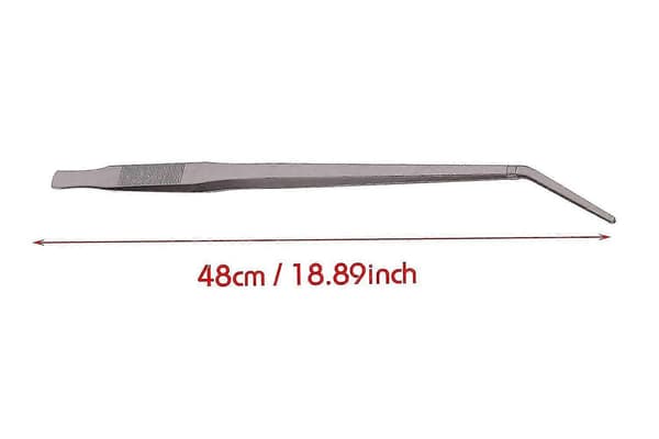 Extra Lång Rostfri Böjd Pincett för 48 cm Akvarium