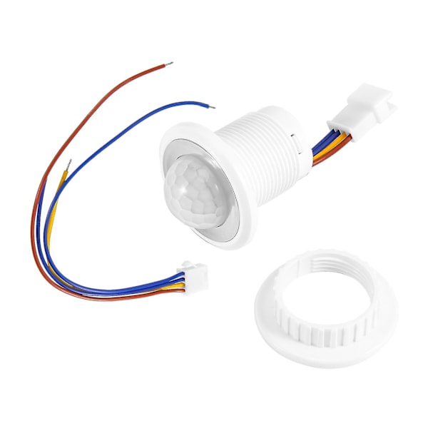 Mini PIR Infraröd Rörelsesensor Detektion 220v Justerbar Tid Infraröd Automatisk LED-lampa
