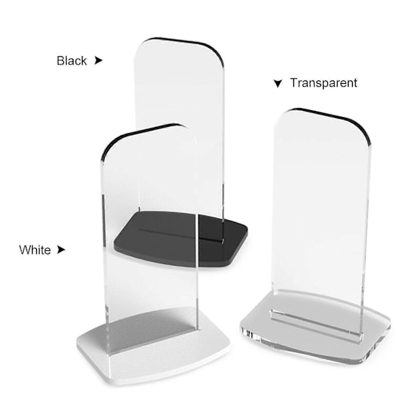 Opbevaringsholder til boksehandsker 2 stk. Akryl Vertikal Display Stand Nem Stand