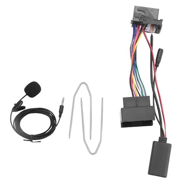 Auton Bluetooth 5.0 Aux-kaapeli Mikrofoni Handsfree Matkapuhelin Ilmainen Puheluadapteri C2 C5 RD4:lle