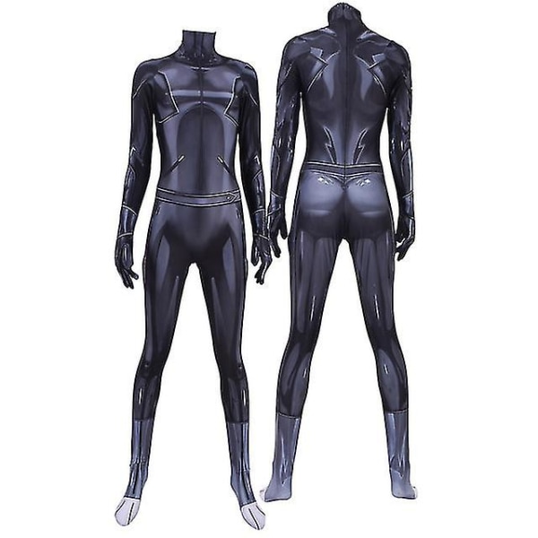 Parhaat edulliset supersankari-cosplay-asut aikuisille ja lapsille - Halloween Zentai -puvut ja haalarit Noir Size for Men L