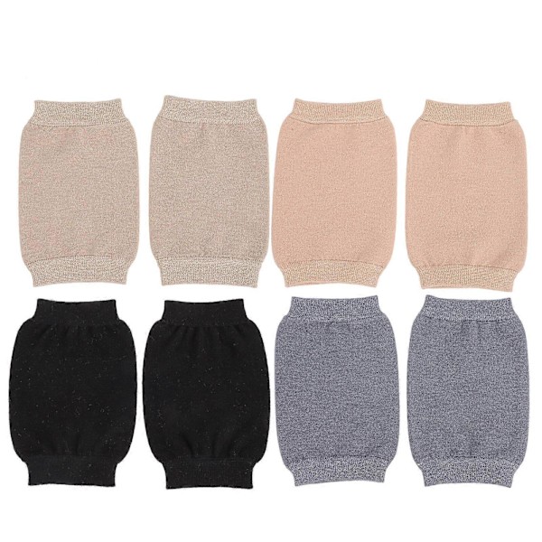 4 par leggvarmere eldre knevarmere elastiske knebeskyttere for kvinner menn