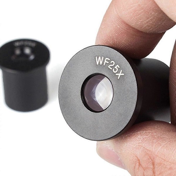 WF25X Biologiskt Mikroskop Okular Installationsstorlek 23,2MM Synfält 9MM Okular