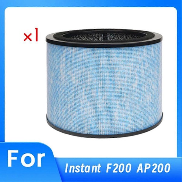 For Instant AP200 F200 Filter 3-i-1 HEPA Erstatningsfiltre HEPA Filter & Høyeffektivt Aktivt Kullfilter 1 stk