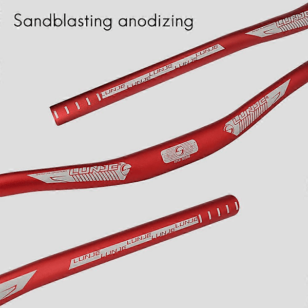 720MM Terrengsykkelstyre 31.8mm Sykkel Riser Bar Ekstra Lang for Utfor Sykling Racing Lilla