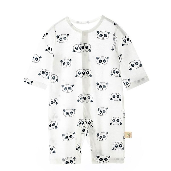 Söt Toddler Baby Sommar Kläder Bekväma Flickor Pojkar Hem Pyjamas Ytterkläder Gray 90cm