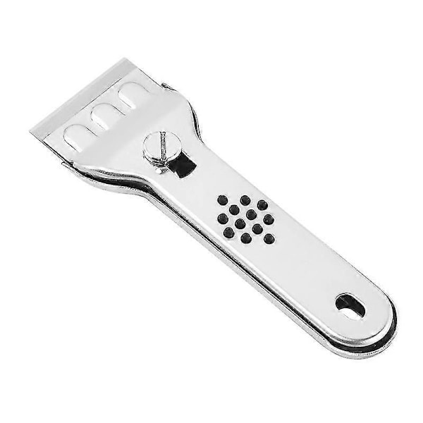 Skrape, keramisk platetoppskrape, glasskrape, for keramisk platetopp, induksjonsplatetopp, bil, glass, speil, klistremerke, rengjøring (rustfritt stål)