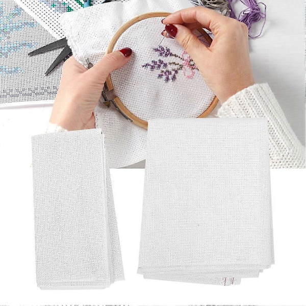 Broderityg för korsstygn Handvävd nätväv 14 CT Hushållsartiklar Matta DIY Tillbehör