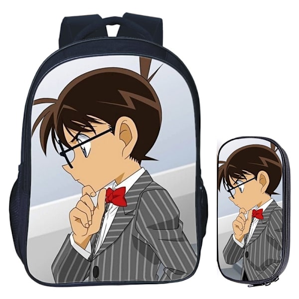 16 tommer tegneserie Anime Detektiv Conan rygsæksæt 2Pcs 011