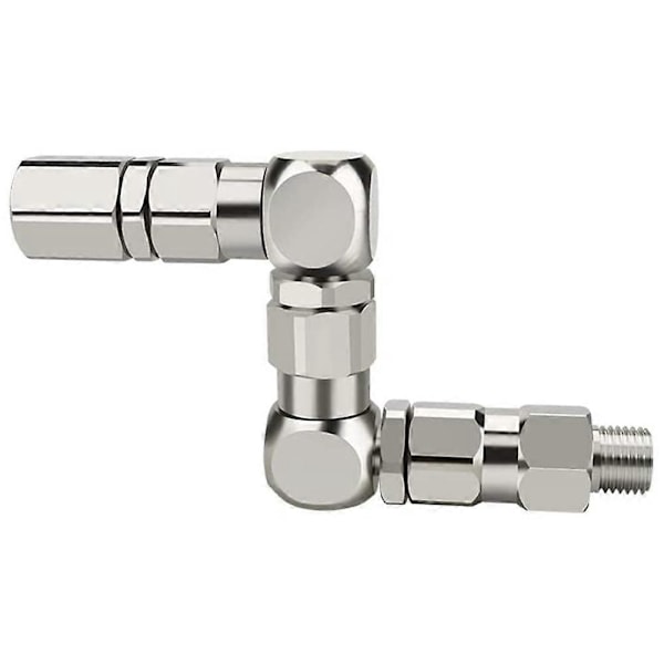 1/4 Z-tyypin nivelmaaliruisku pumpun lisävaruste 1/4 (M) X 1/4 tuumaa (F) Z-kääntö 6500PSI ruostumaton teräs