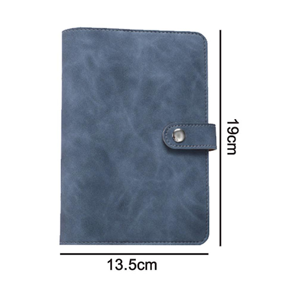 Anteckningsbok Pärm Planerare Omslag Ficka Kontantbudgetsystem Denim Blue