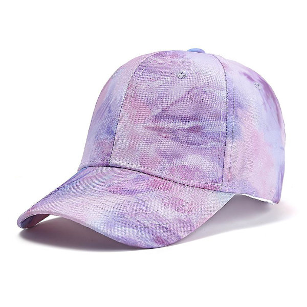 Fargerik caps med brem white
