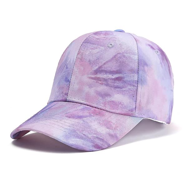 Fargerik caps med brem white color