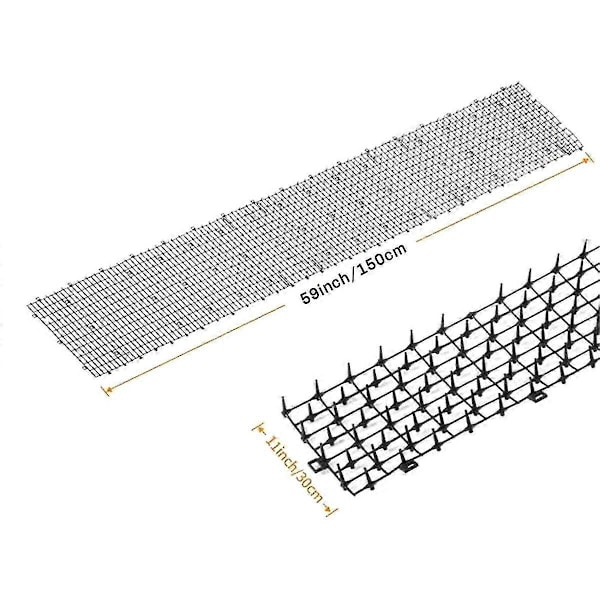 Kissa-koira-matto piikeillä, kissa-koira-eläinten piikkien karkotusmatto, sisä- ja ulkokäyttöön puutarhaan, 150x30cm