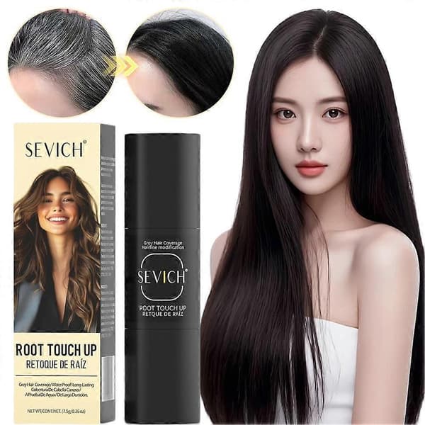 Root Touch Up Stick Øyeblikkelig Gråhårsdekning og Vanntett brown