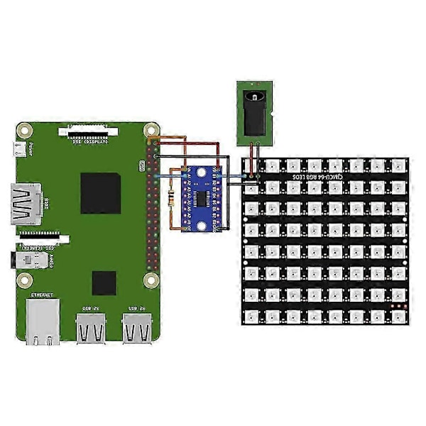 3 x U 64 LED Matrix Panel CJMCU-8X8 Modul Kompatibel med for og for