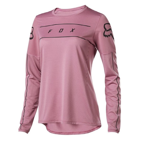 Sommer FOX langærmet udendørs sports åndbar langærmet T-shirt til kvinder S
