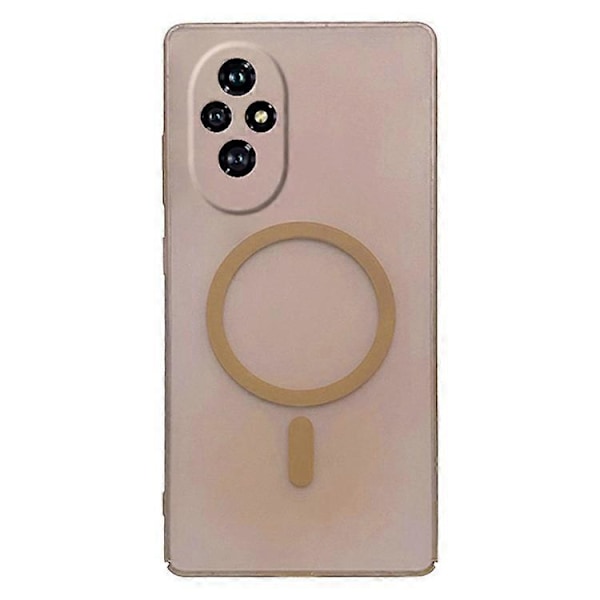 Yhteensopiva Honor 200 5G -kuori, yhteensopiva MagSafe-laitteiden kanssa, tarkat leikkaukset, matta PC-puhelinkuori Gold